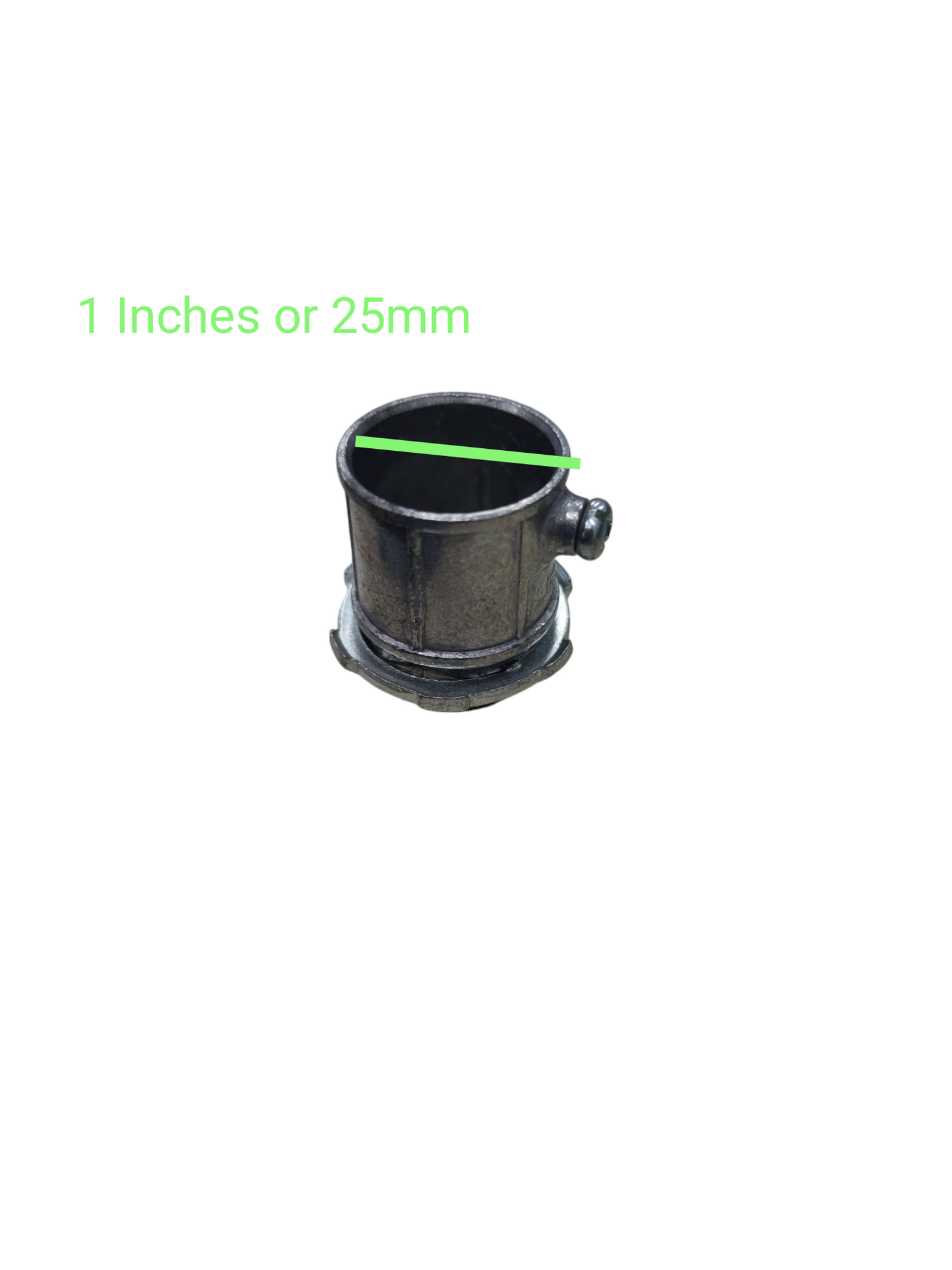 EMT Connector or EMT Adaptor with lock Nut Available in 1/2, 3/4, 1", 1 1/4 1 1/2 or 2"