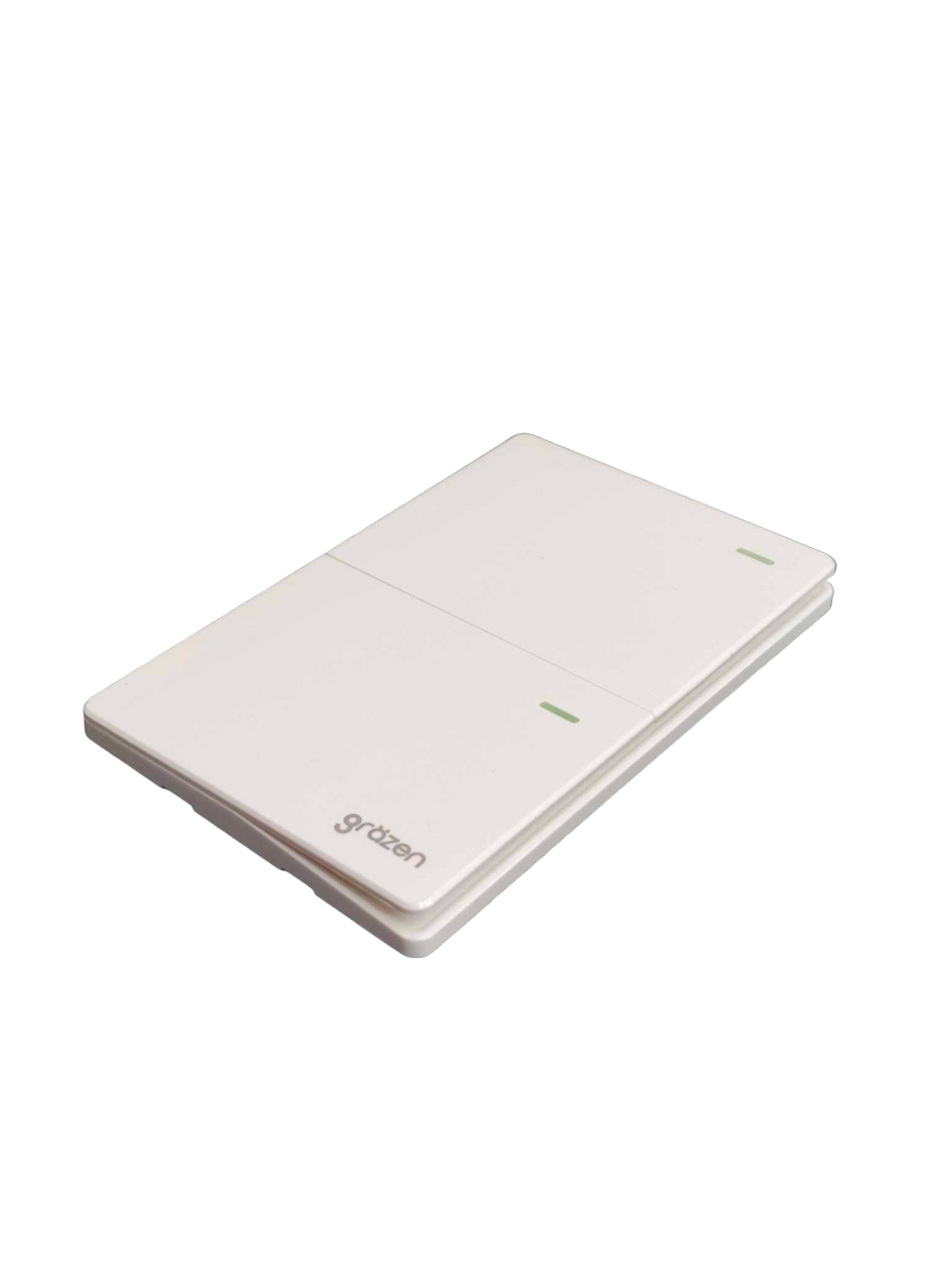 Grazen 2 Gang 1 Way Switch with Plate Cover 15A 220V Available in Grey, Black, White and Gold GW-003
