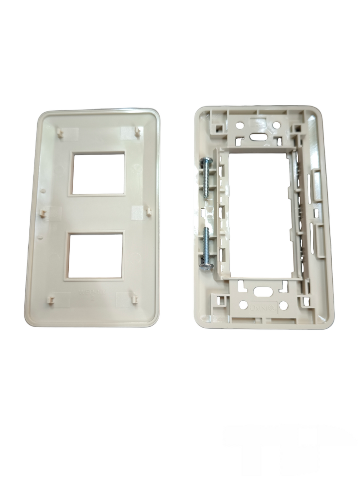 Omni 2 Gang Plate Cover Classic Series WEP-102