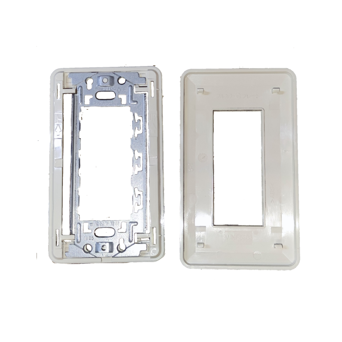 Panasonic 3 Gang Plate Full Color Series, 3 Gang Face Plate, 1 Gang 3 Device WNF6203W-8