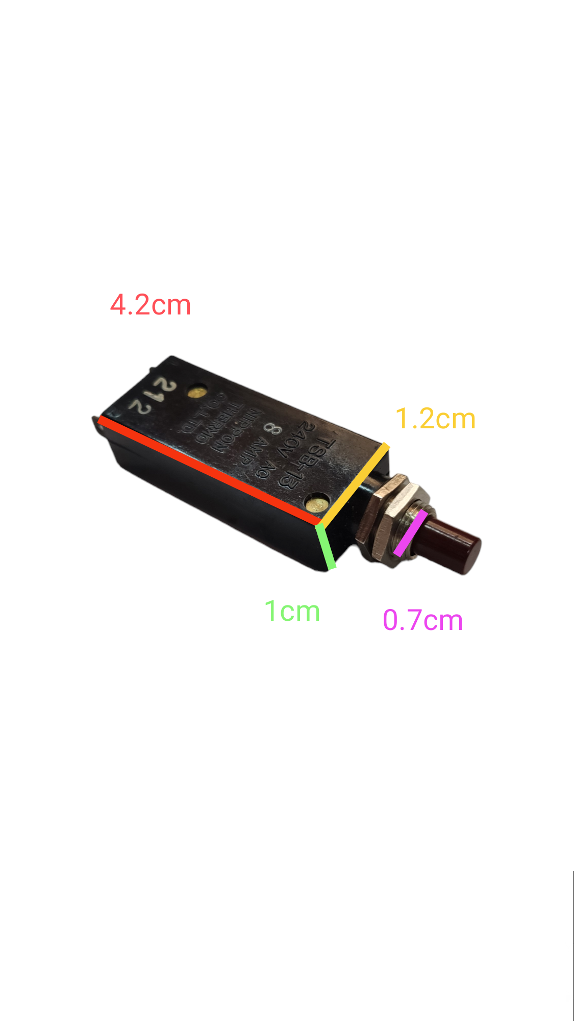 Grippes 8A 250V Circuit Fault Reset Device ( Nippon Thermo LTD)