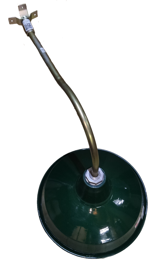 Lamp Cover 16" Deep Type with E27 Socket Arm and Claw Foot, Sombrero Green 16" Lamp Cover with E27 Socket Arm and Claw Foot , Lamp Reflector Deep Type 16 Inches with E27 Socket Arm and Claw Foot ( AMCO)