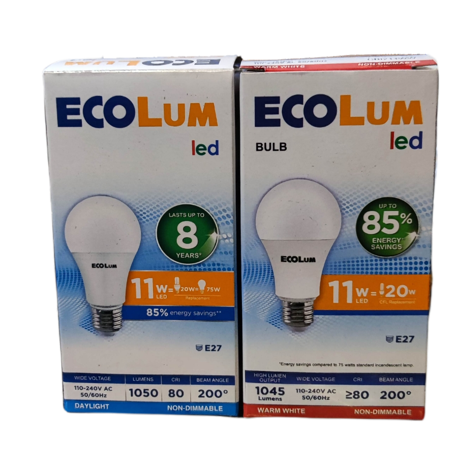 Ecolum 11W LED Bulb E27 220V Daylight
