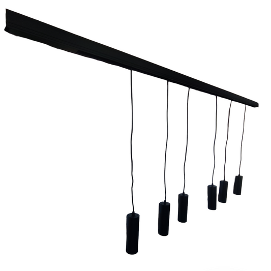 ILLUMIQ TERRA Magnetic Track Light 2 Meters 50mm with 6Pcs 6W LED Pendant Track Light 220V Warm White 3000K
