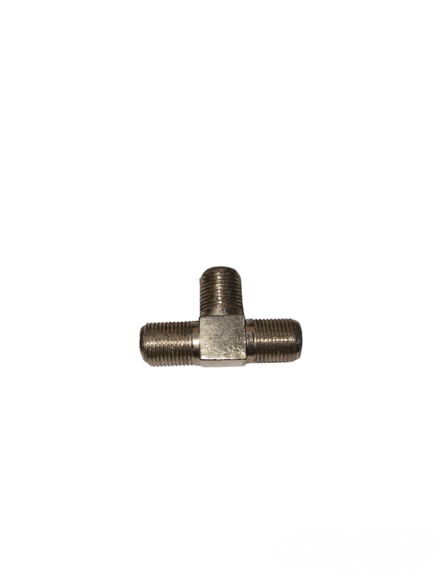 F Jack T Connector Adaptor, T Connector for RG59 or RG6, T Splitter for Coaxial