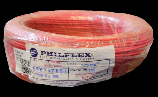 Philflex TF wire 18/7 0.75mm, Hook Up TF wire 0.75mm (Green)