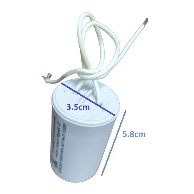 Syscap 8MFD 450 VAC Running Capacitor with compact design for electrical applications