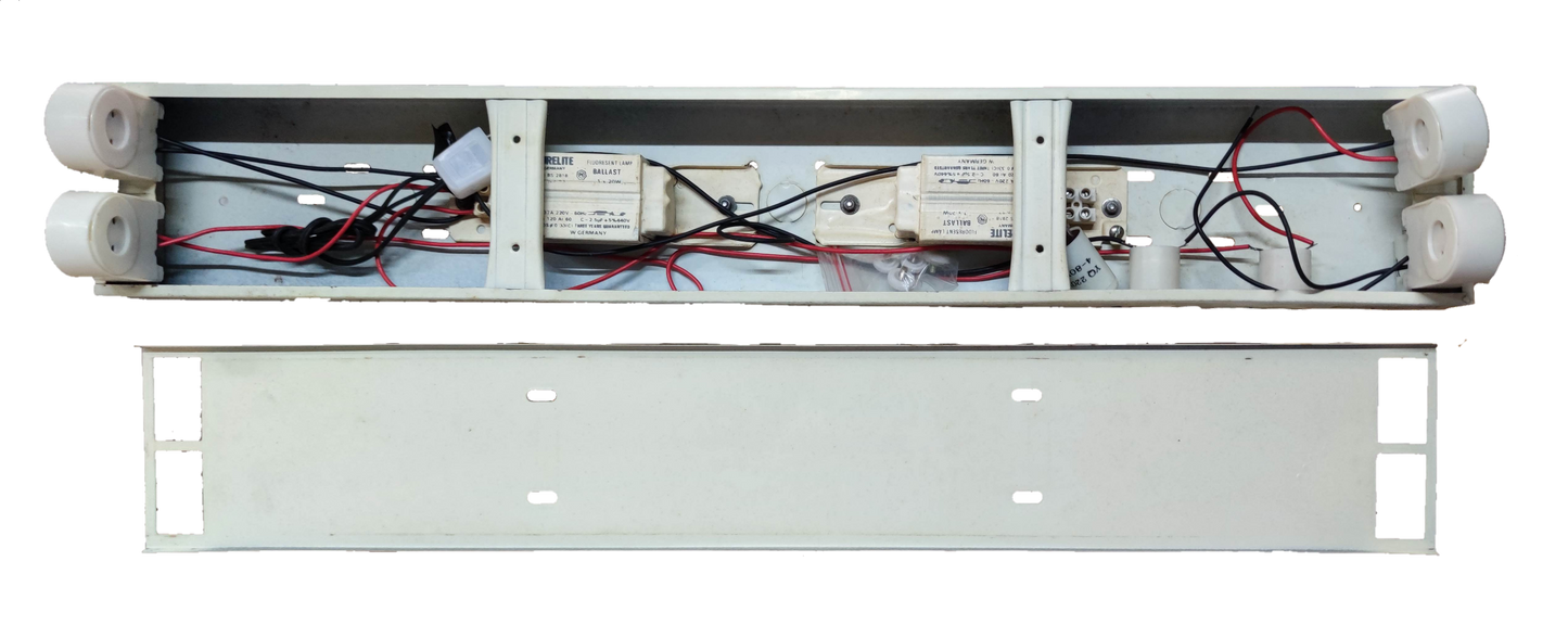 Focus 2 x 20W Box Type Fixture with Magnetic Ballast and Starter, 2x20W Fluorescent Fixture Box type with Magnetic Ballast and Starter ( Lamps not included), 2x18 Box Type Fluorescent Fixture