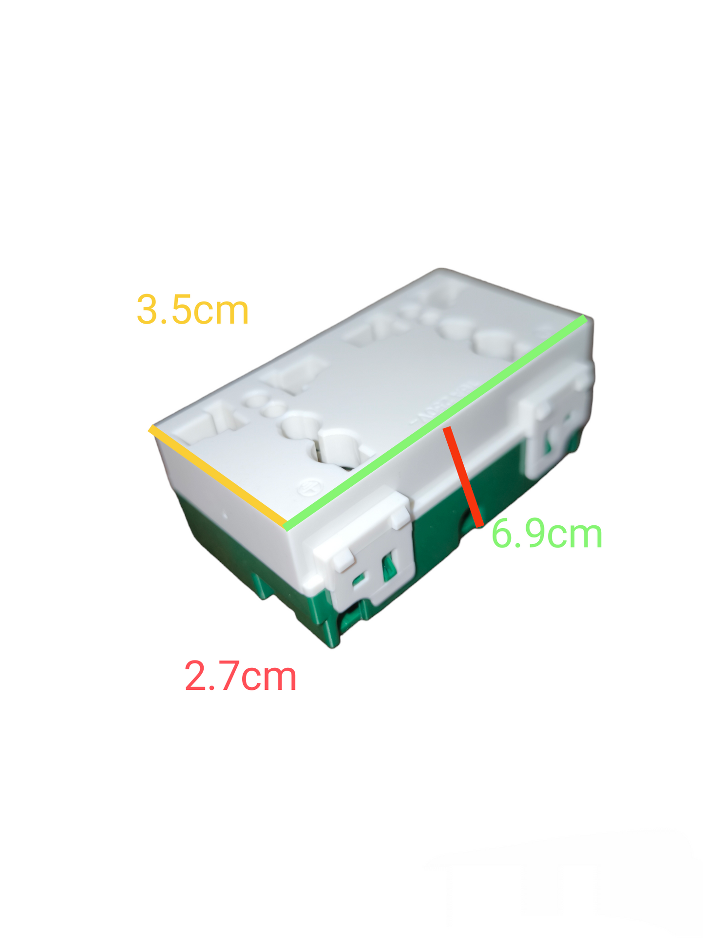 Omni Duplex Universal with Ground 16A 250V WWU-402 Wide Series