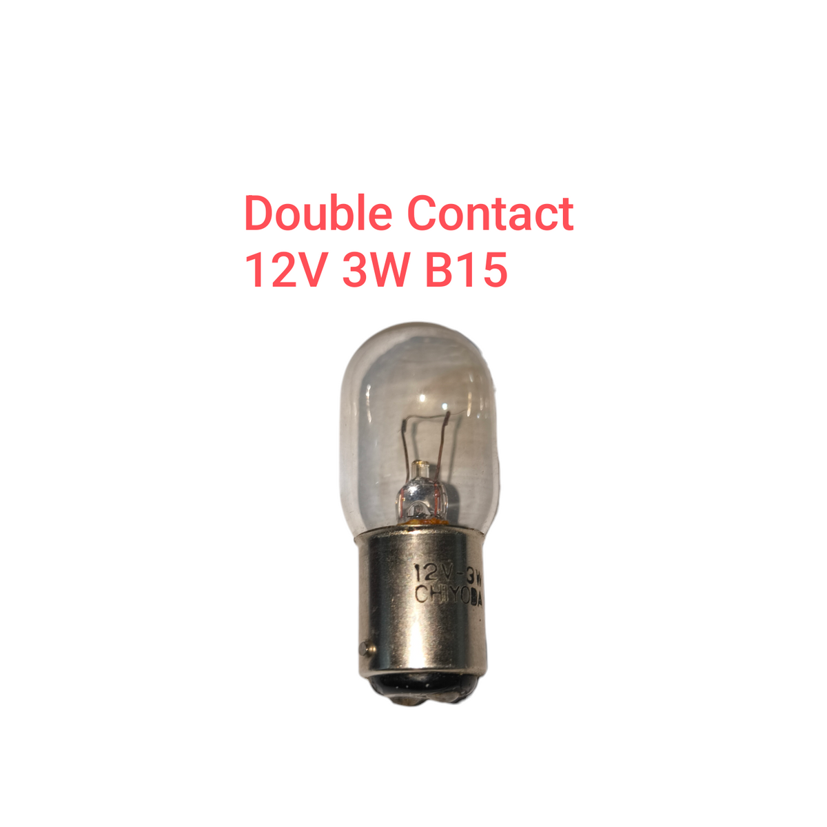 Chiyoda Machine Bulb B15 12V 3W