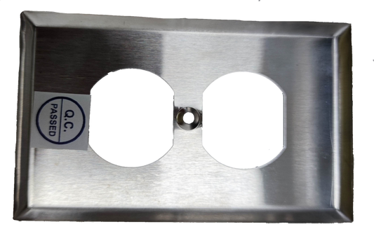 Eagle 2 Gang Stainless Plate for Eagle Classic Outlet
