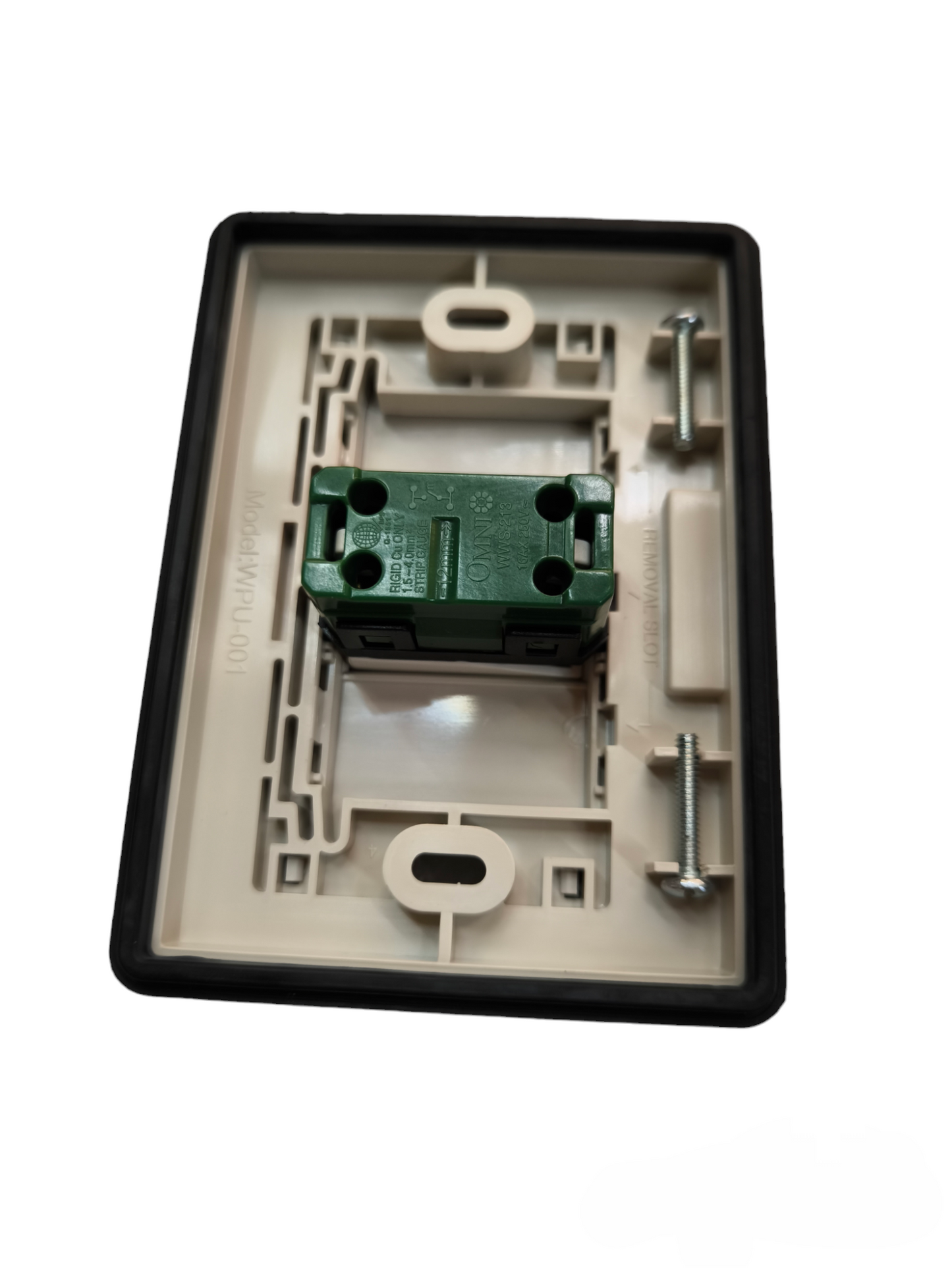 Omni Weatherproof Plate Cover with 1 Way Switch Wide Series 16A 250V 1 Gang or 2 Gang