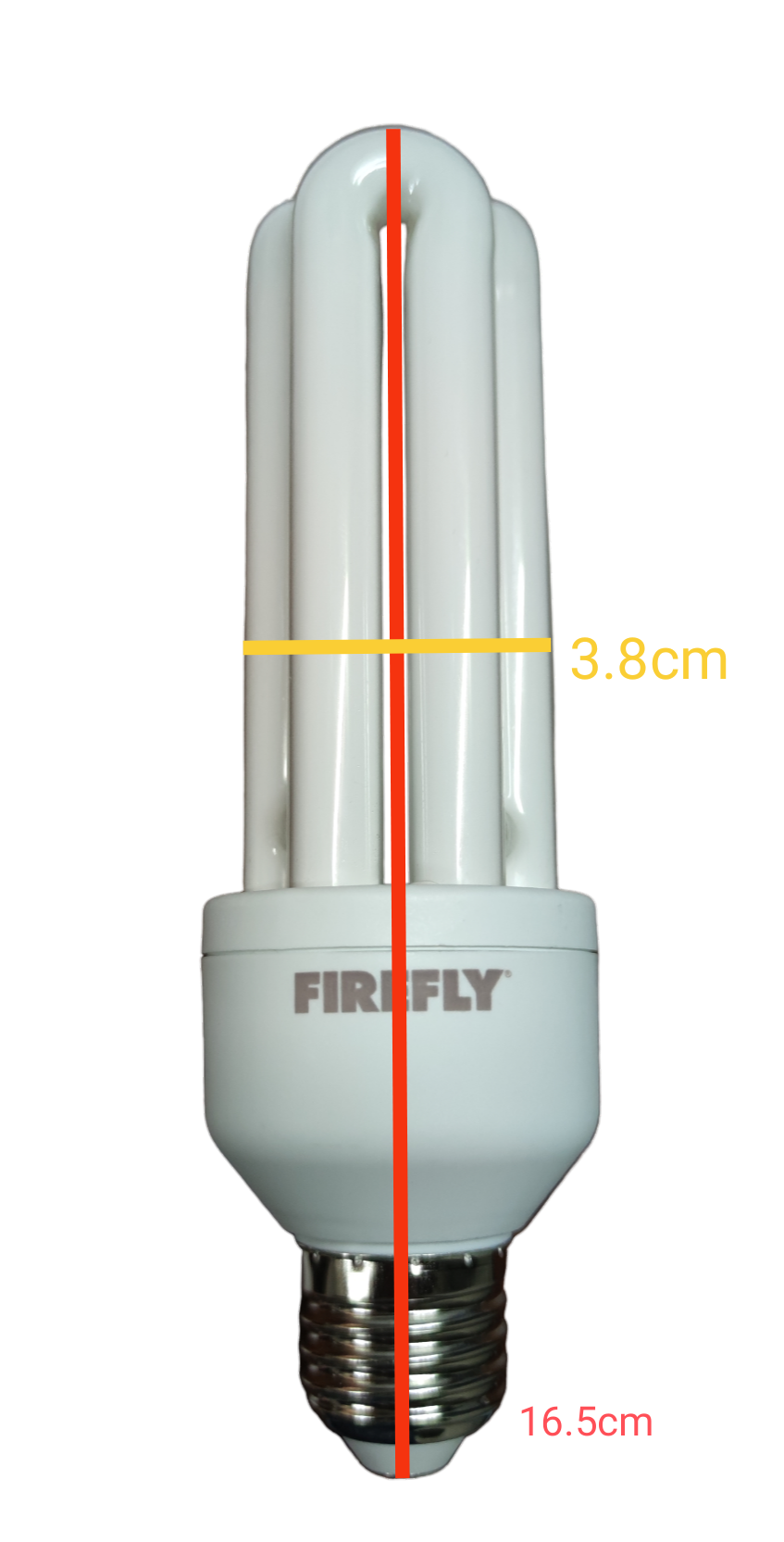 Firefly 18W CFL E27 3U 220V Available in Daylight 6500K or Warm White 3000K