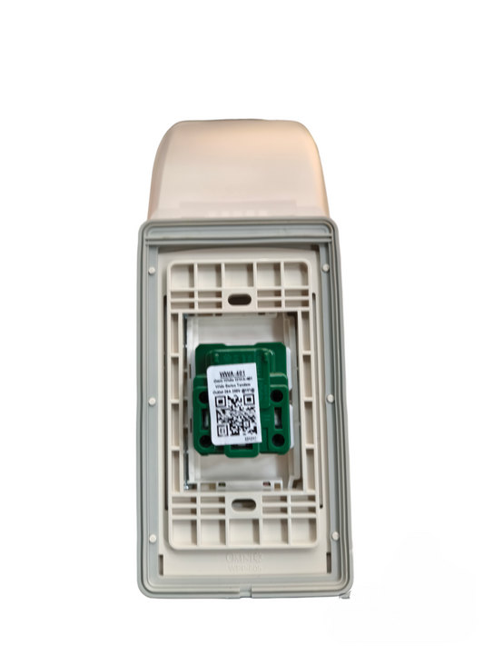 Omni Weatherproof Aircon Tandem Outlet 20A 250V with Stainless Plate Cover WPP-605+WWP-111S+WWA-401