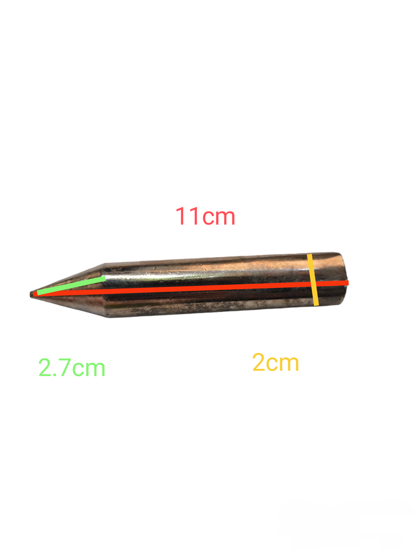 Denko 300W Soldering Iron Tip, Soldering Tip 11cm x 2cm