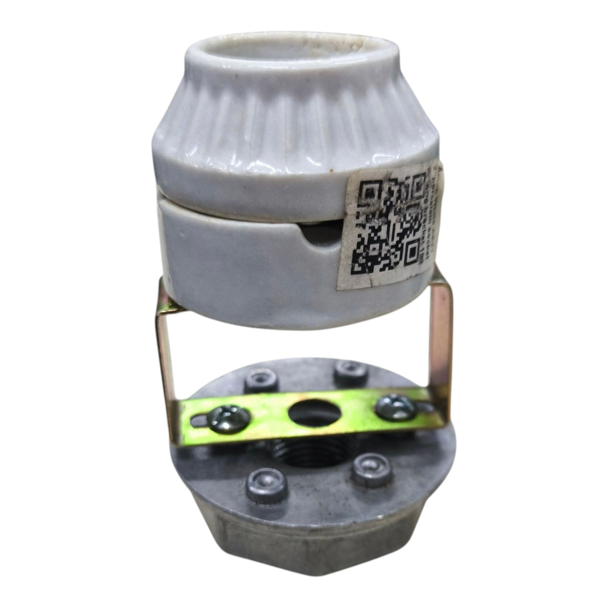 Amco Porcelain E27 Socket with Long Bracket 1/2 Conduit Thread E27LONG I Electx Electrical Supply