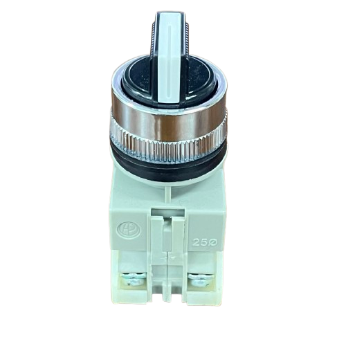 Auspicious 2 Position Selector Switch with Spring Return 1NO 1NC 25mm 3A 220V
