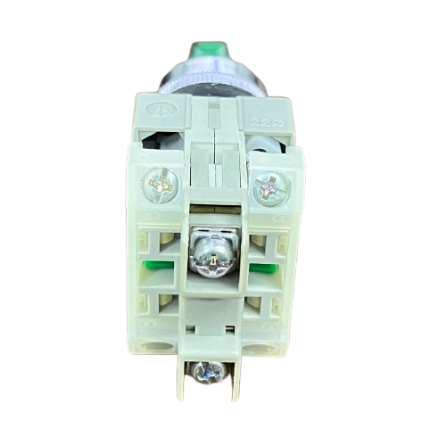 Auspicious Illuminated Selector Switch 22mm Green 2 Position 3A 220V