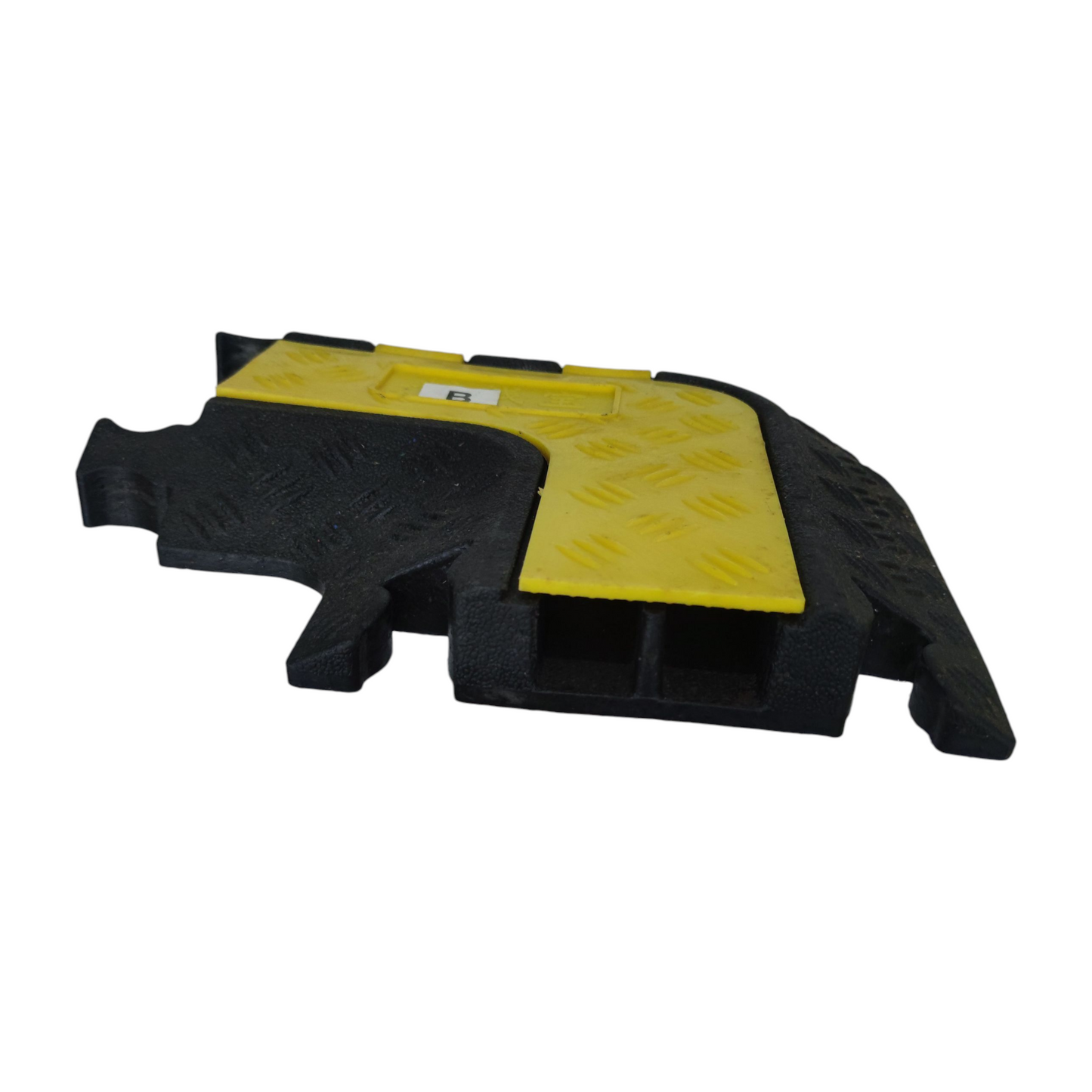 BFT 2 Channel Cable Ramp Protector with Corner Guard 90 Degrees to the Left