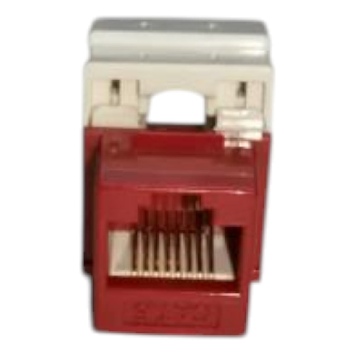 Belkin Cat6 Red Keystone Jack Ethernet Outlet