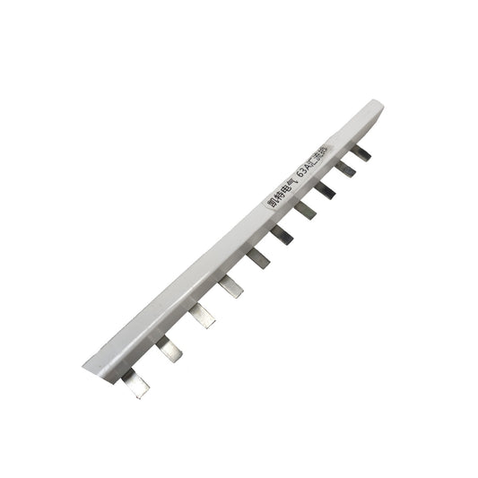 Bus Bar 12 Pins 2 Pole Single Phase for 2 Pole Miniature Circuit Breaker 63AF for 6pcs Miniature Circuit Breaker 2Poles Single Phase, Bus Bar for 12 Ways Distribution Panel