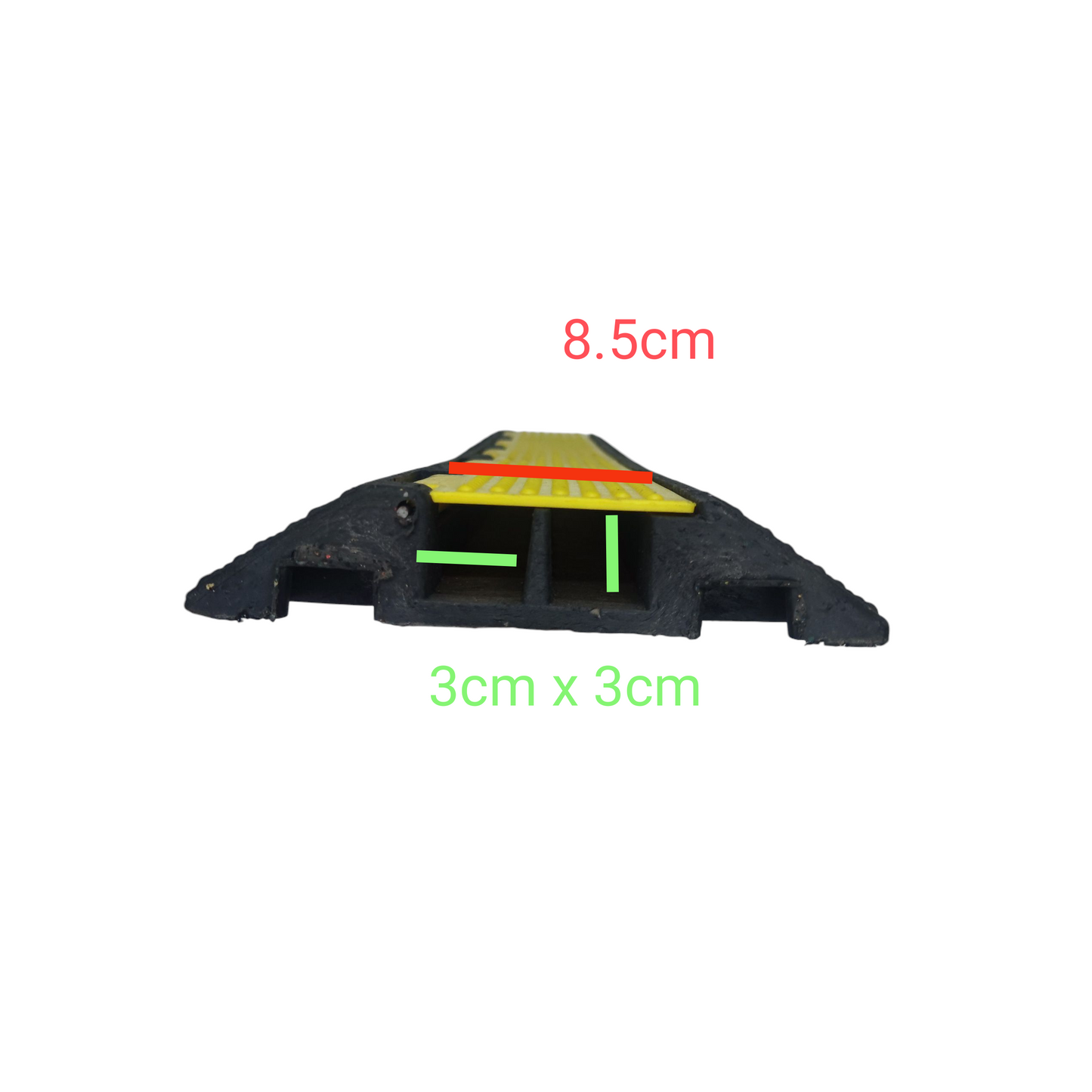 Cable Ramp Protector 2 Channel 980mm x 225mm x 44mm