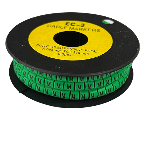Cable (M) Marker 5.0mm to 7.2mm EC-3G 350pcs Green
