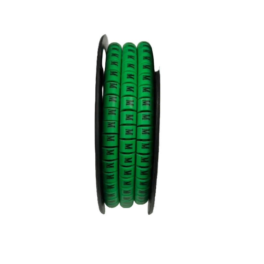 Cable (M) Marker 5.0mm to 7.2mm EC-3G 350pcs Green Wire Tagging