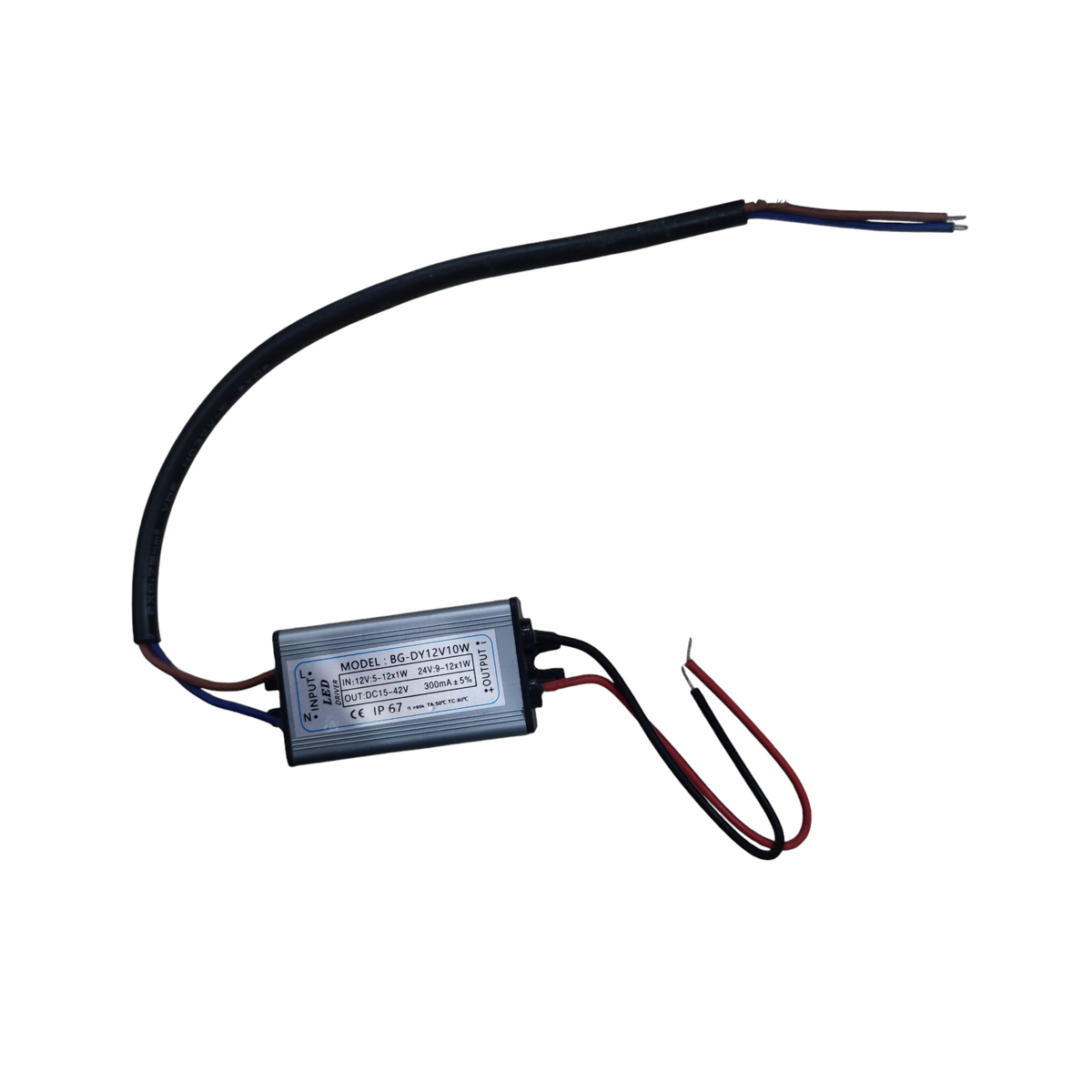 10W LED Driver Input Voltage 12V DC 5 - 12 x 1W 24V: 9-12x1W Output 15-42V DC 300mA For 10W SMD LED Chip