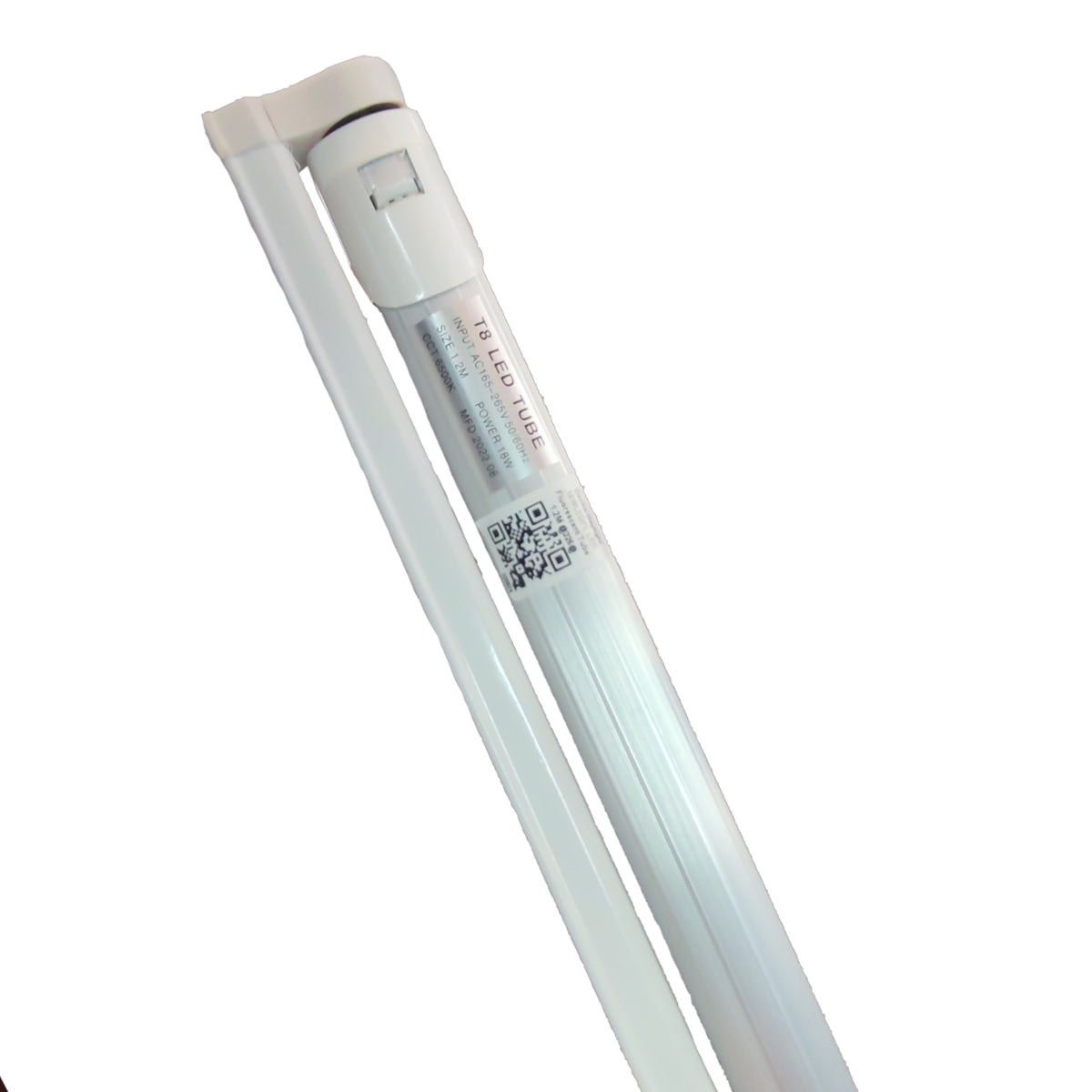 Denko 18W T8 LED Fluorescent Tube with Fixture 220V Double Ended D12DL220VT8/1.2MFHFIX