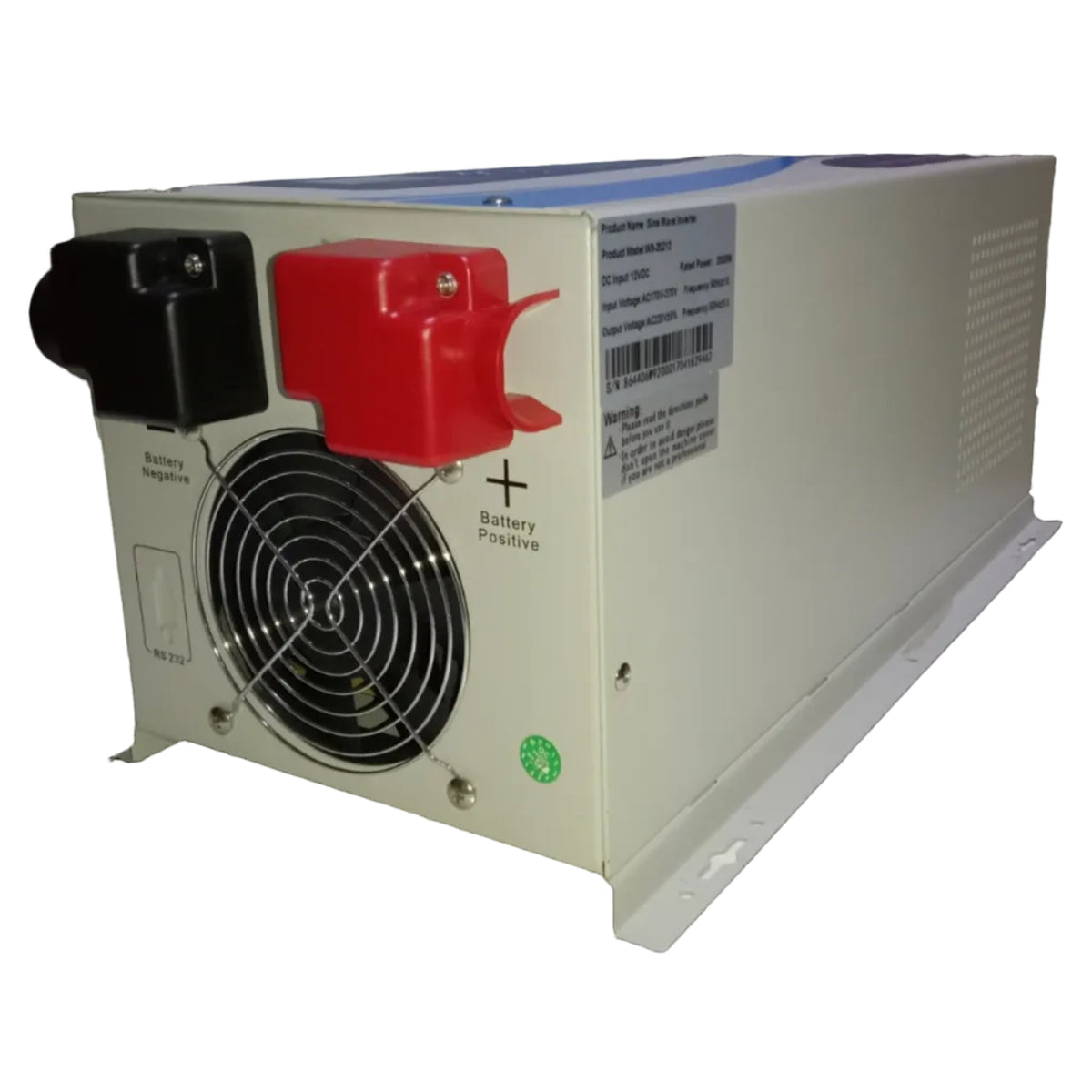 Denko 3000W Inverter 24VDC to 220V AC with cooling fan and battery terminals