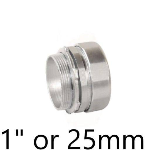 Local 1 EMT Connector Compression 25mm