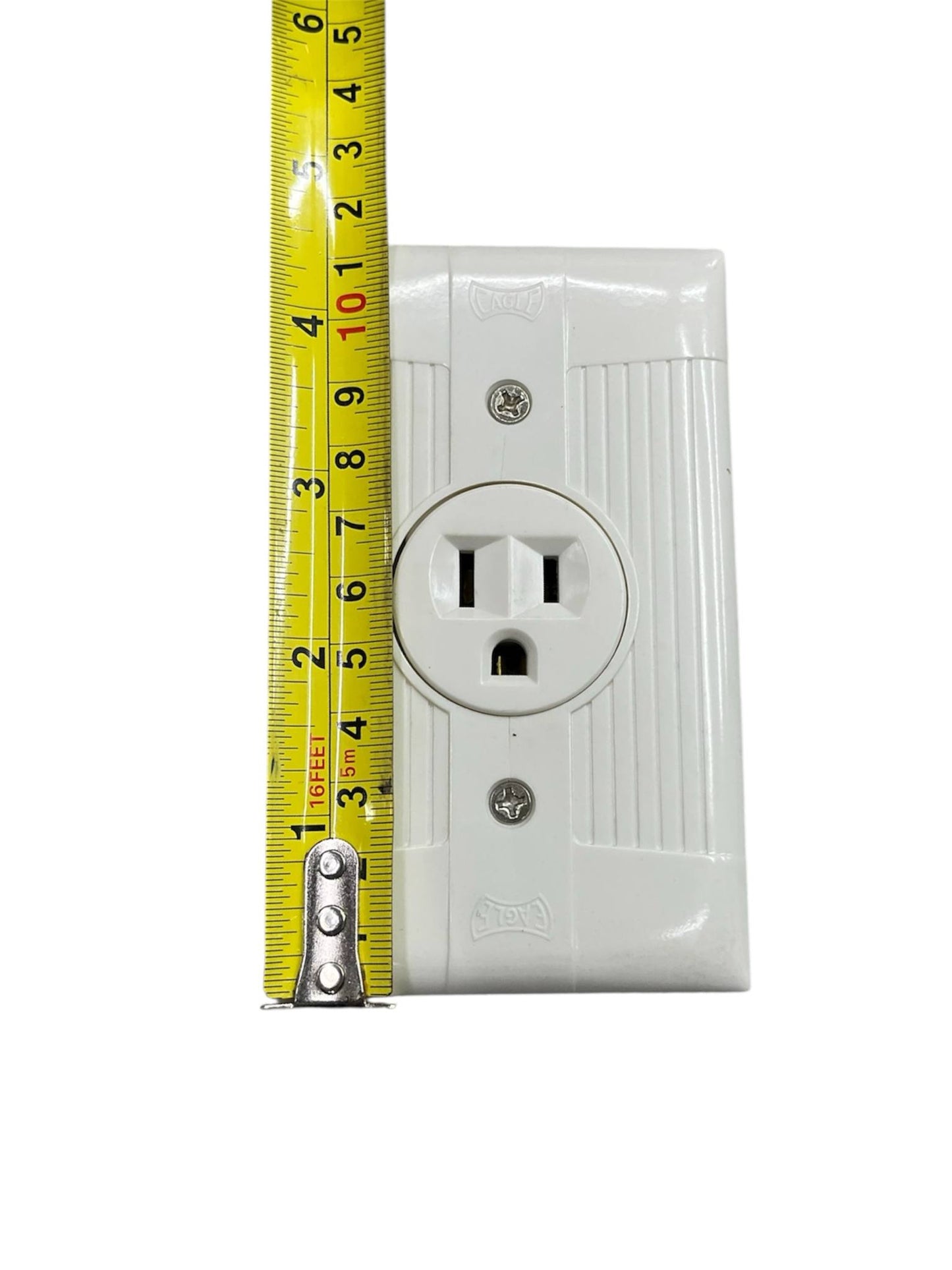 Eagle 1 Gang Outlet with Plate Cover White or Cream 15A 250V 817/131-C