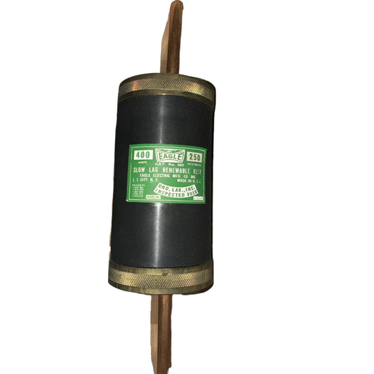 Eagle 400A 250V Renewable Fuse 660-400A Slo-Lag Renewable Fuse