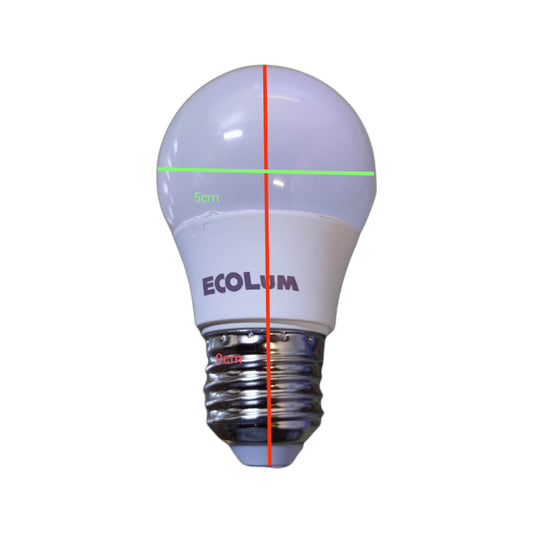 Ecolum 3W LED Bulb 220V E27 3000K Warm White
