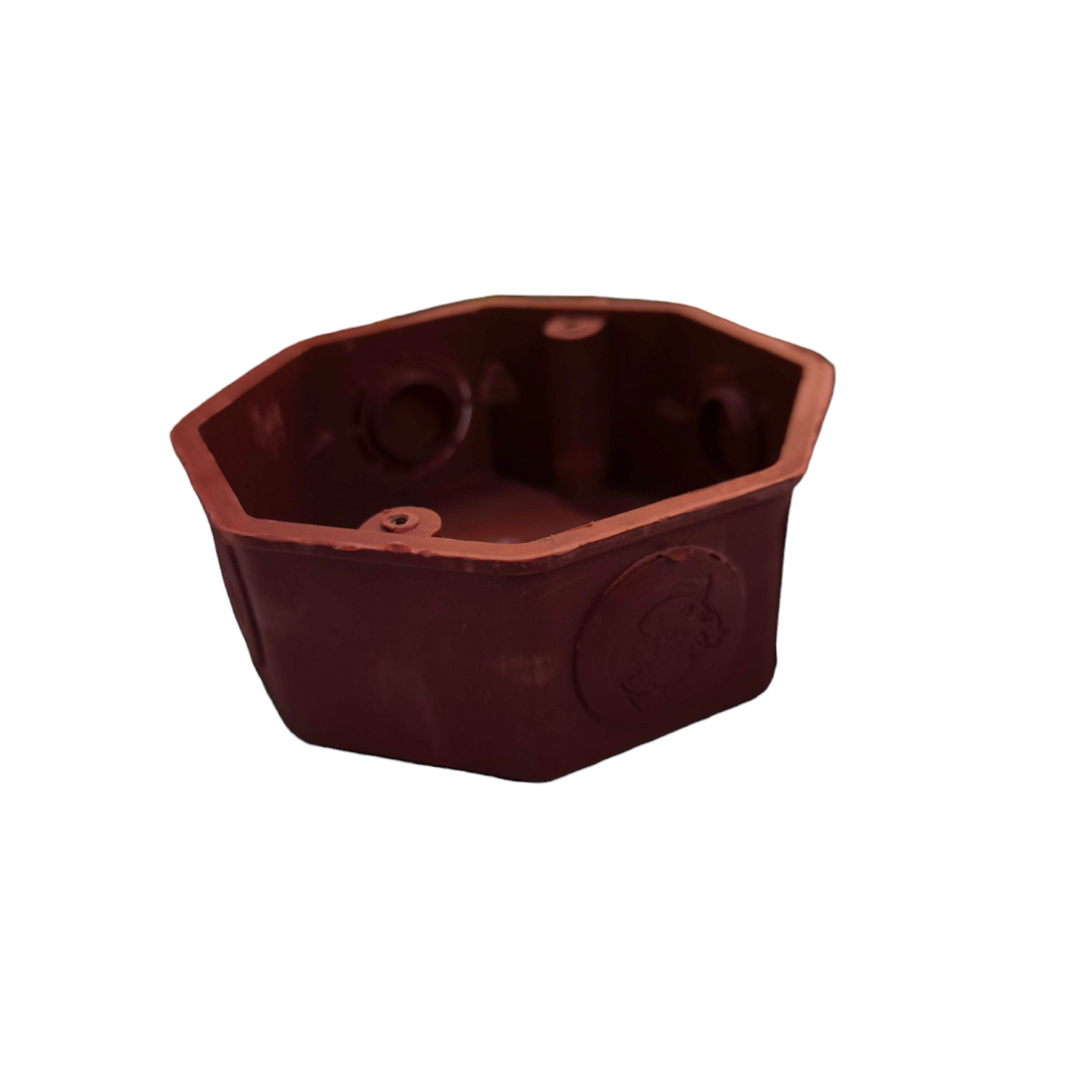 Elephant brand PVC 4x4 electrical junction box in brown for safe wiring connections