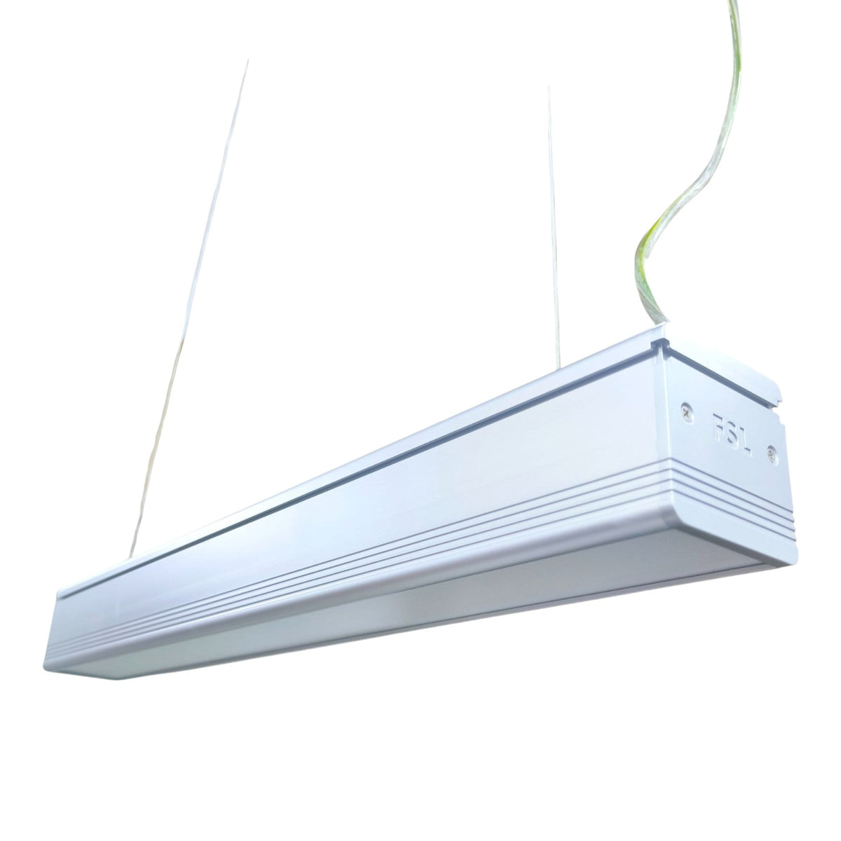 FSL 18W LED Linear Suspension Light 220V Warm White 3000K 1200 Lm Aluminum IP20 120 Beam Angle SSPL3C-18 600mm x 70mm x 70mm Pendant Mounting Electx Electrical Supply