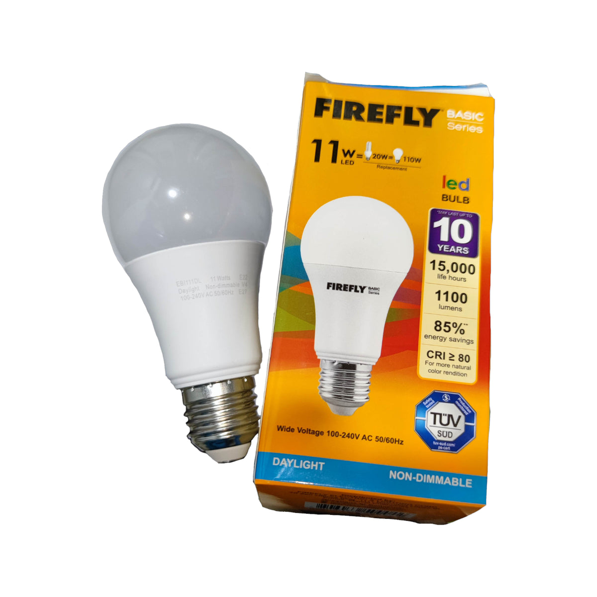 Firefly 11W LED Bulb E27 220V 6500K Daylight EBI111DL
