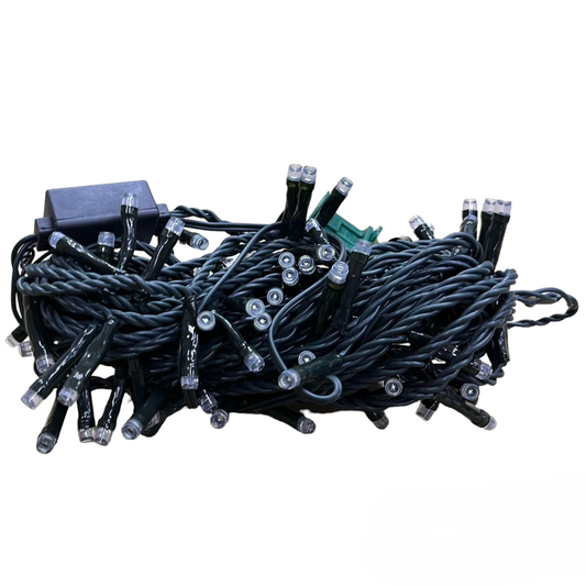 Firefly LED Christmas Light 100 LED Bulbs String Light Green Wire Steady White 6500K 7 Meters 7W 220V Indoor Only FXL1110020WH Electx Electrical Supply 1