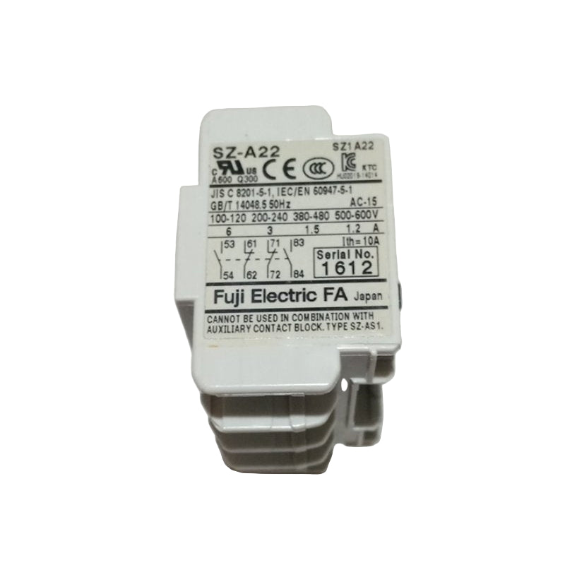 Fuji Auxiliary Contact Block SZ-22 2NO+2NC TYPE SC-AS1 Electx Electrical Supply