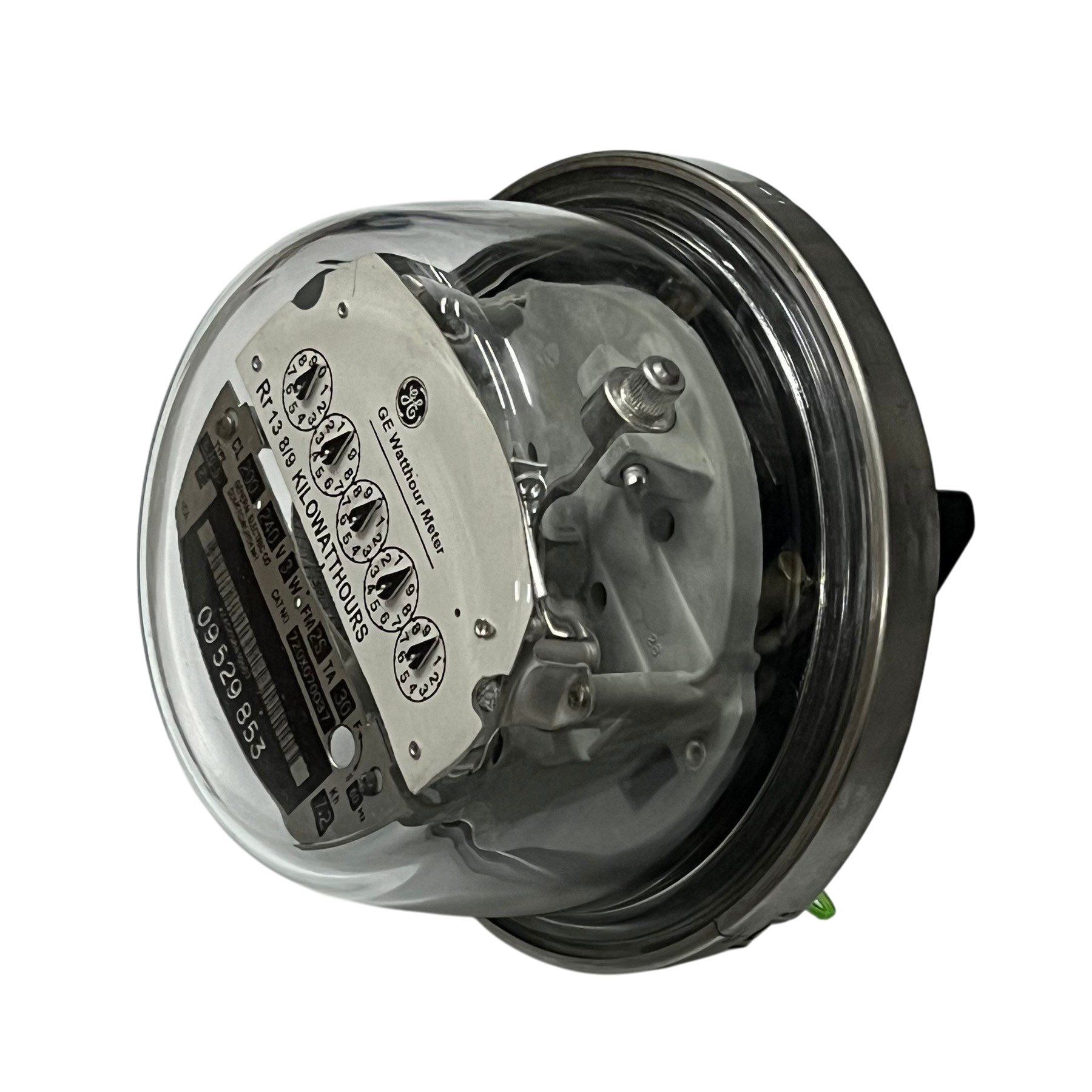 GE I-70-S FM2S KWH Meter Analog Type 3 Wire Single Phase CL200 I70S 4 Jaws 240V 60Hz Electx Electrical Supply 3