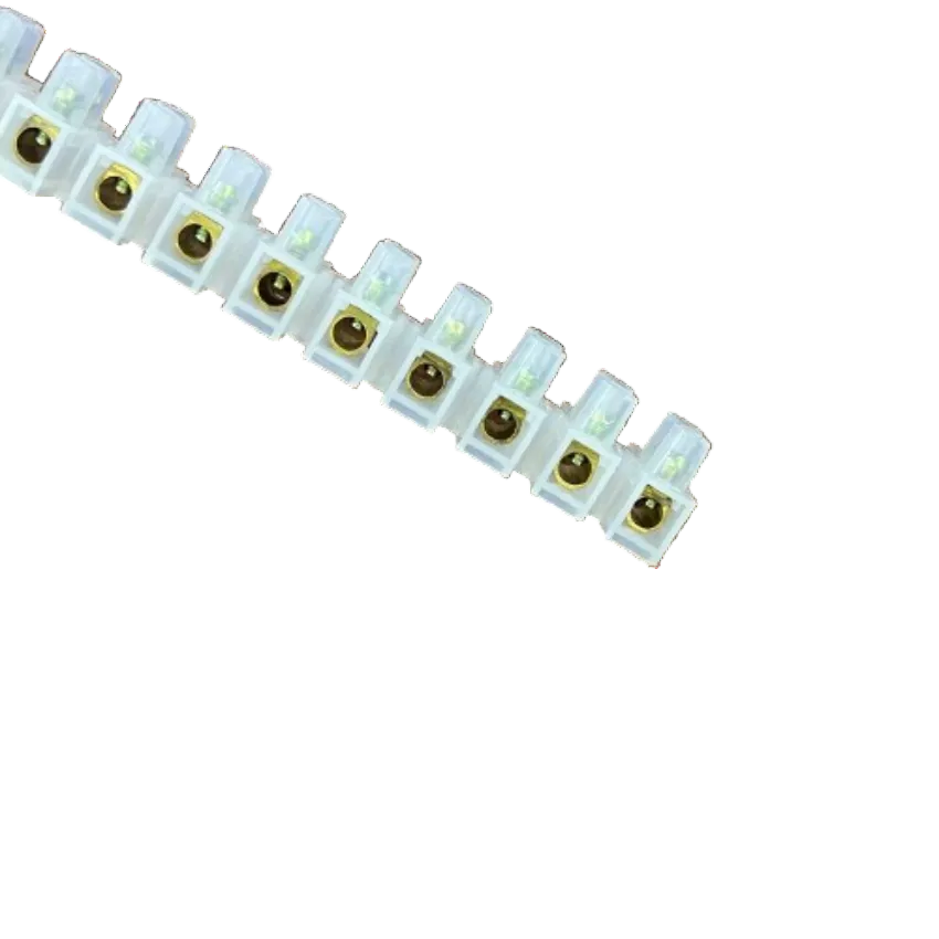 Grippes 10A 12 Pair PVC Terminal Block (4Pcs)