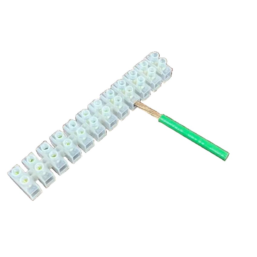 Grippes 10A 12 Pair PVC Terminal Block (4Pcs)