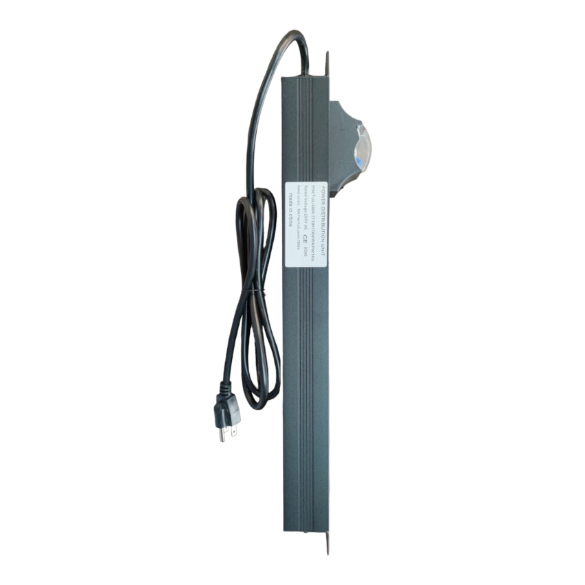 Grippes 6 Gang 32A 250V PDU Universal Outlet Type for Data Cabinet Power Distribution Unit 7000W