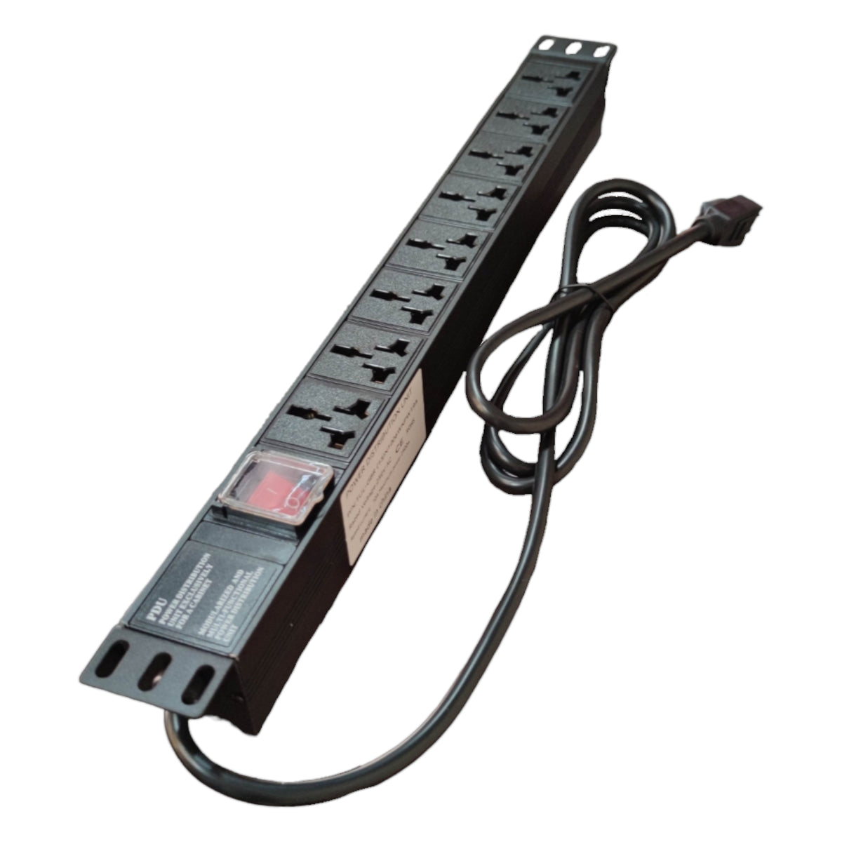 Grippes 8 Gang PDU Universal Outlet 16A 250V Power Distribution Unit 4000W