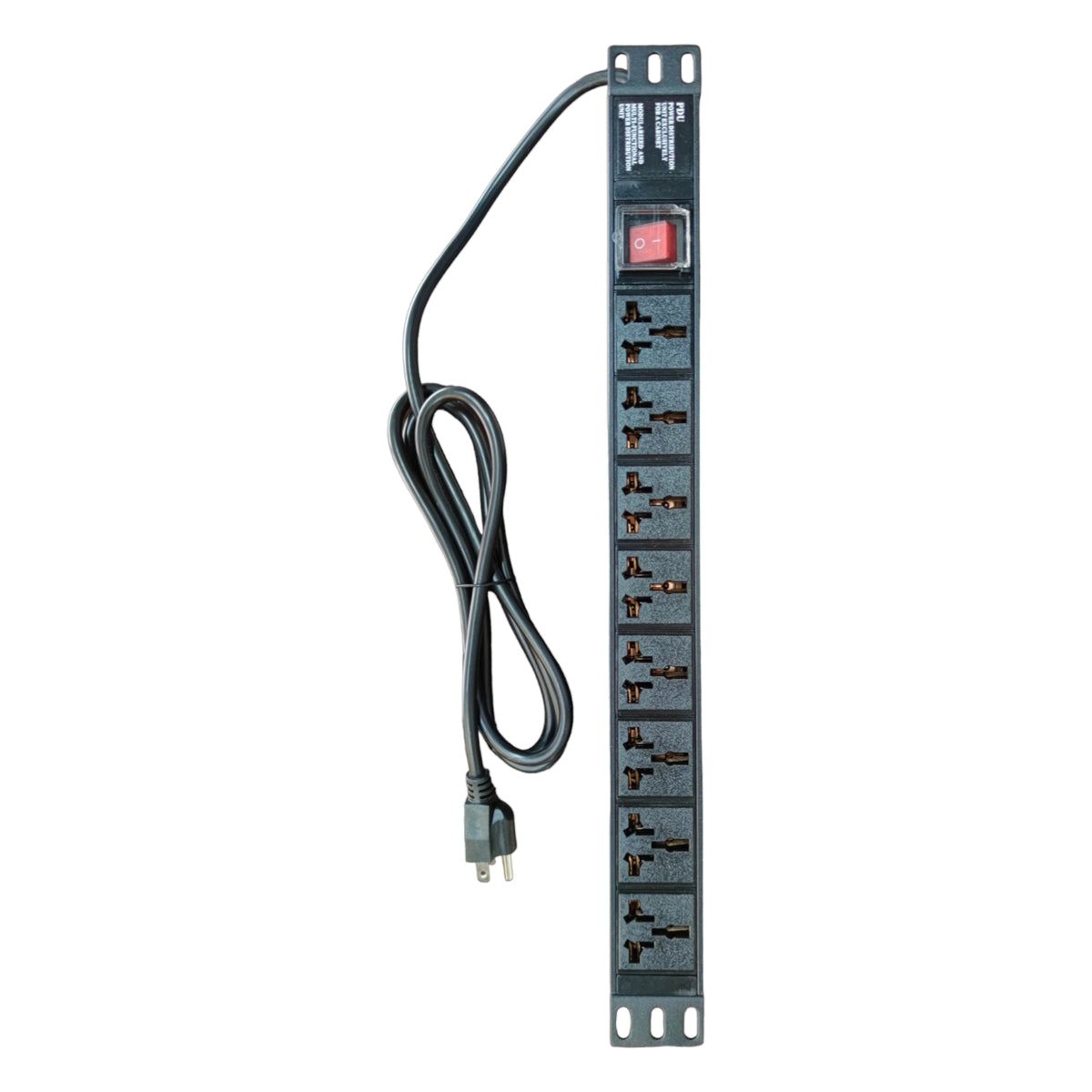 Grippes 8 Gang PDU Universal Outlet 16A 250V Power Distribution Unit 4000W