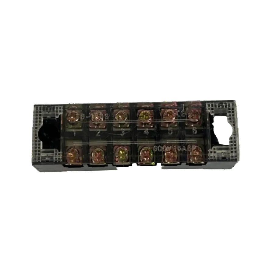 Grippes 15A 6 Pair Terminal Block 600V (3pcs)
