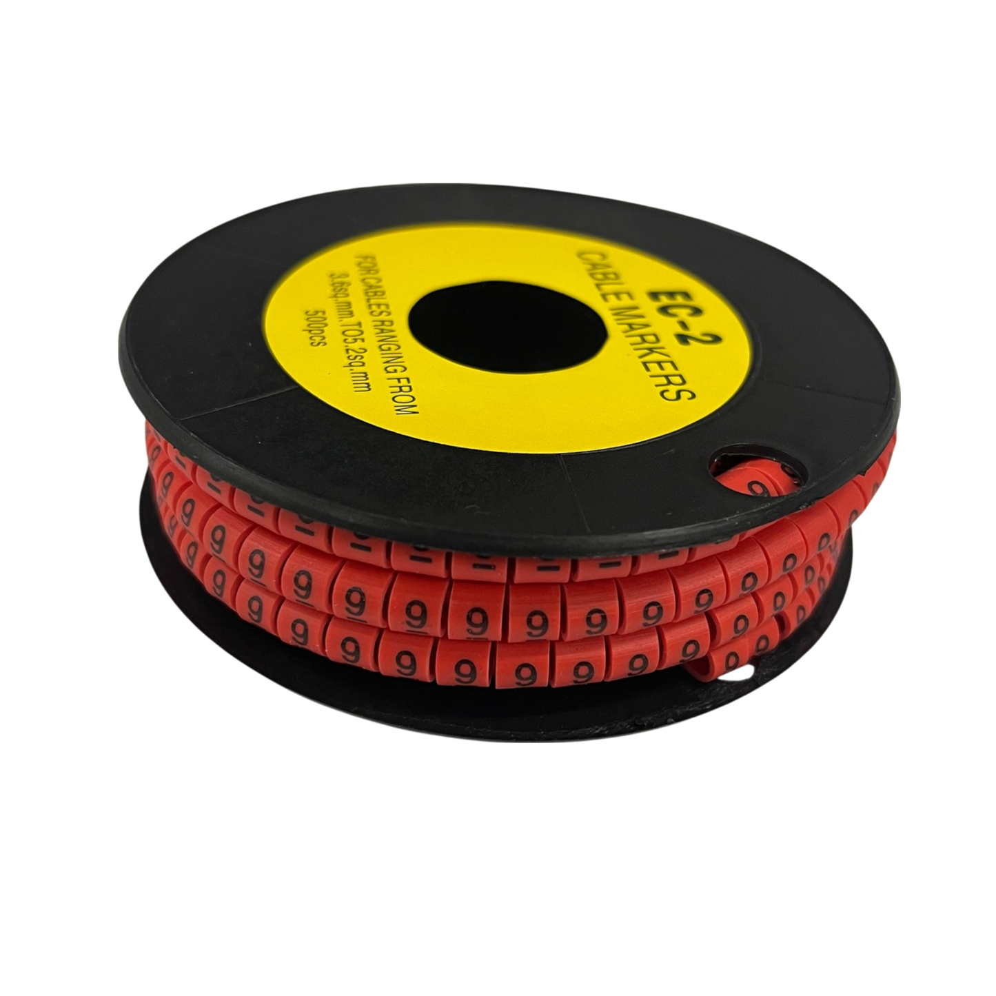 Grippes (9) Cable Marker 3.6mm to 5.2mm 500pcs per Roll Red