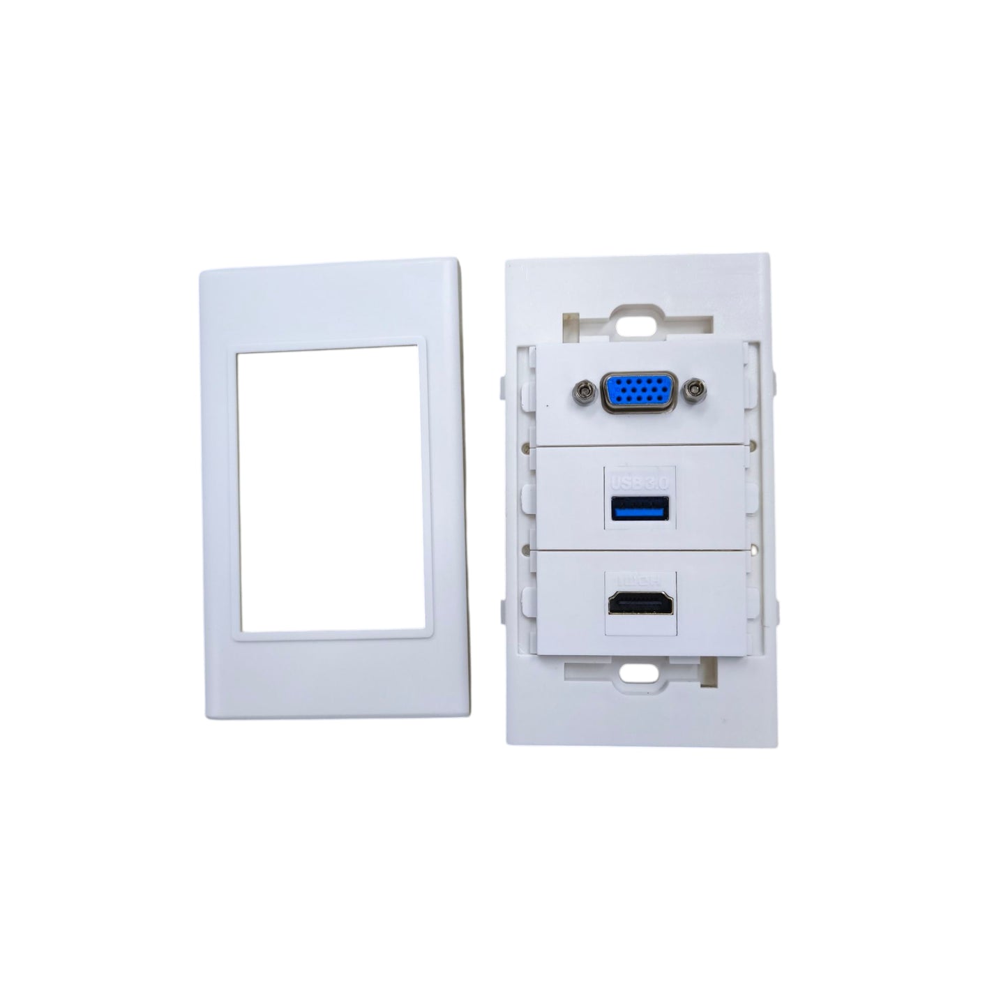 Grippes HDMI VGA USB Outlet Wall type 1.4V, Video Outlet, VGA Outlet, USB Outlet
