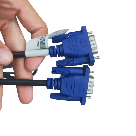 Grippes VGA Cable 1.5 Meters Male to Male Durable Black (2)